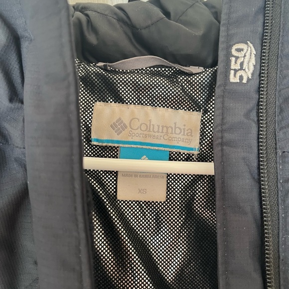 Columbia Black Hooded Puffer Coat - Picture 2 of 4